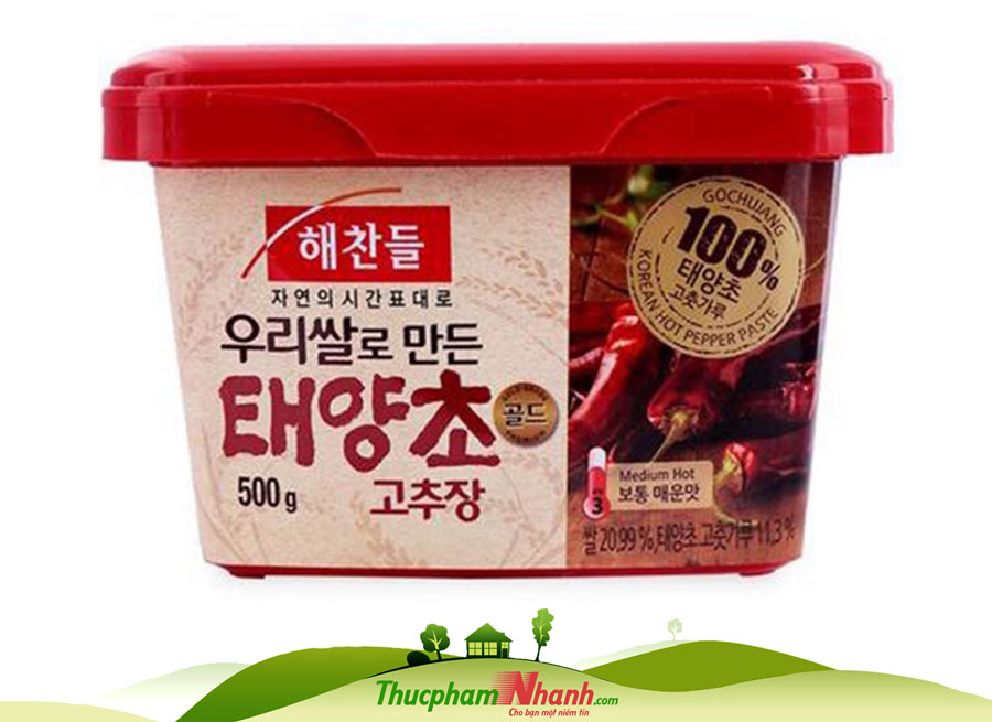 Sốt tương ớt Gochujang Hàn Quốc - Hộp 500g