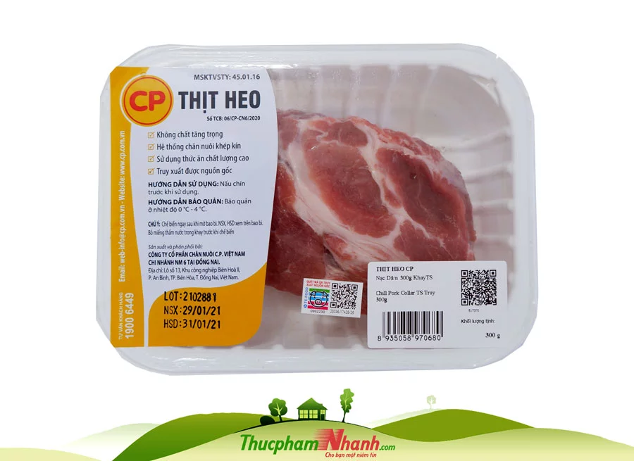 Thit Dam Heo Cp Khay 300g