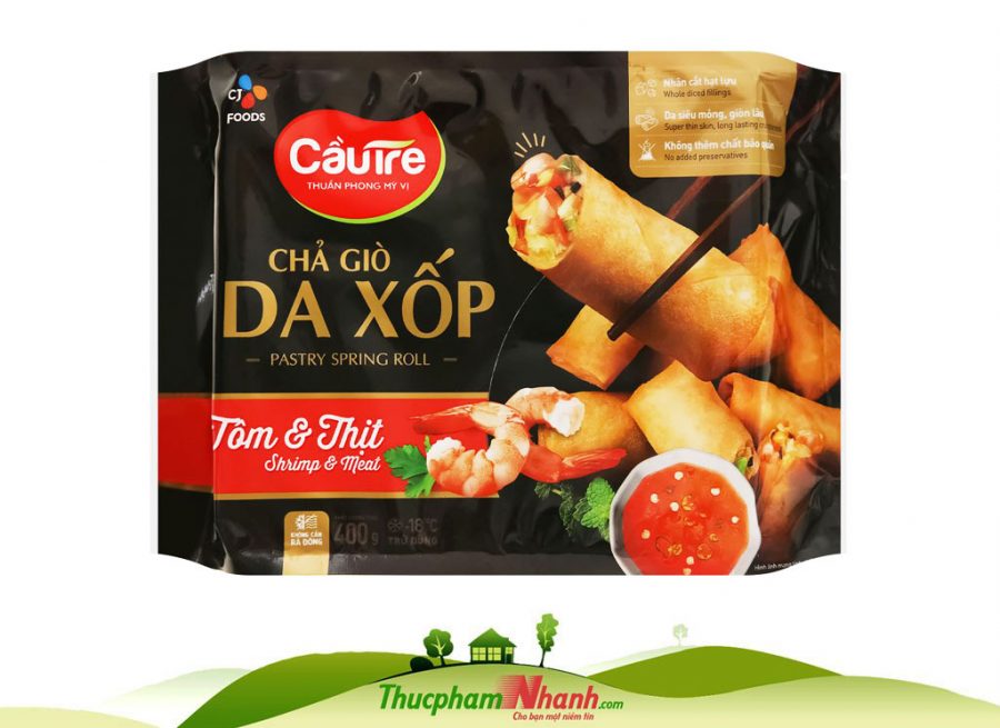 Cha Gio Da Xop Tom Thit Cau Tre Goi 400g