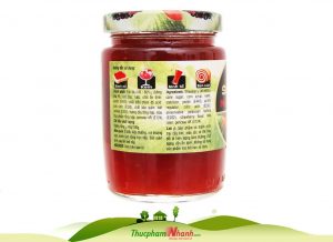 Mut Dau Strawberry Jam Golden Farm Chai 210g (1)