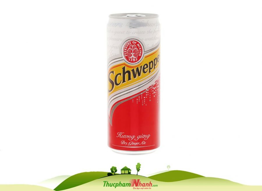 Nuoc Soda Co Gas Ginger Ale Schweppes Thung 24 Lon