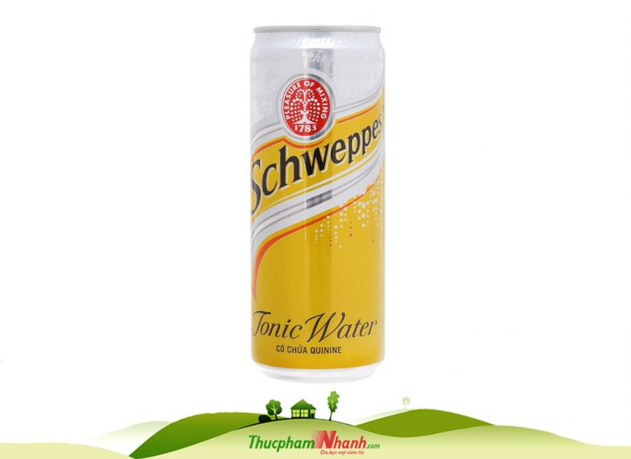 Nuoc Soda Co Gas Tonic Schweppes Lon 330ml (2)